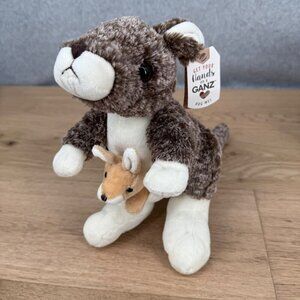 Ganz Heritage Collection Mama Kangaroo & Baby Plush Toy 10" Pouch Animal NEW